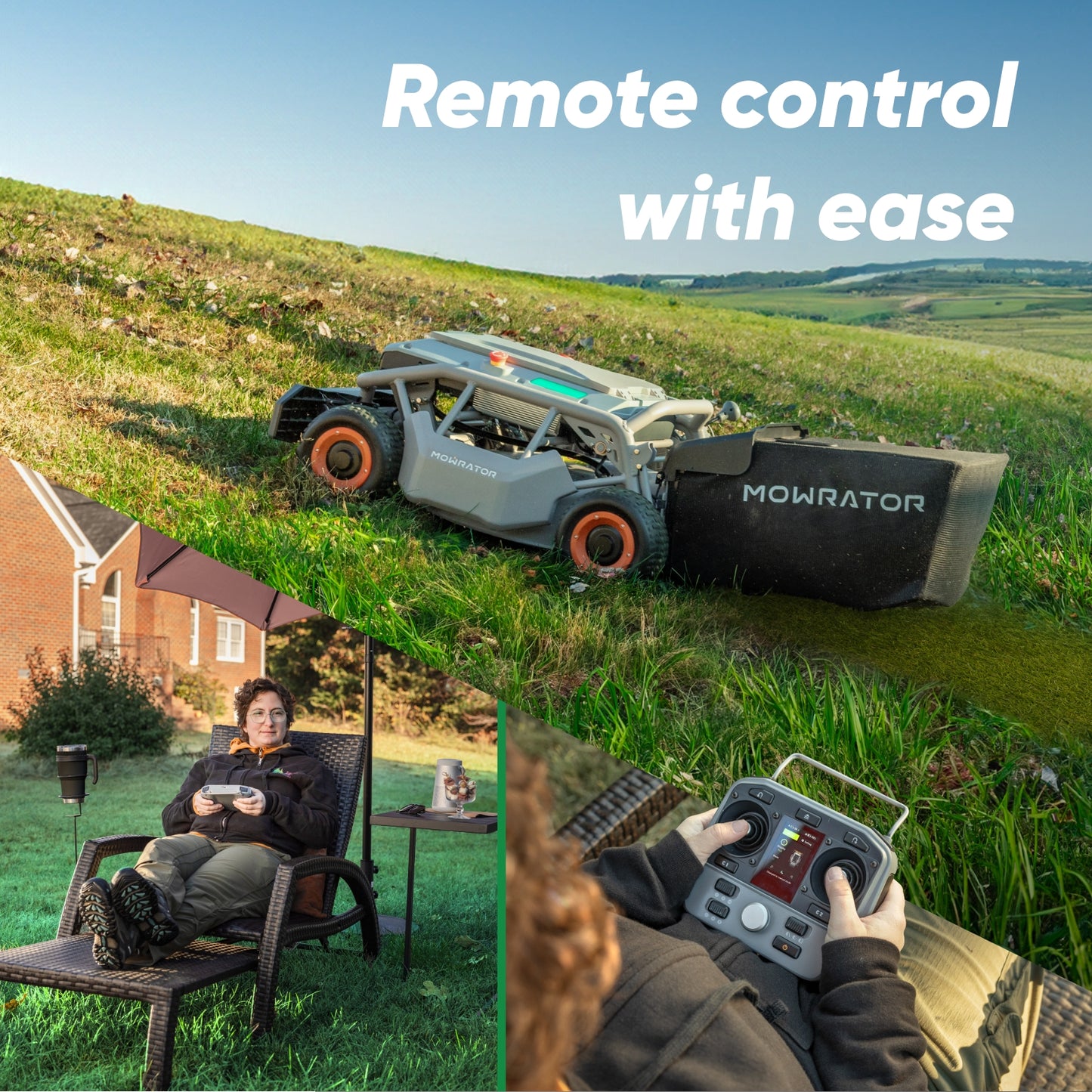 winter prep bundle | s1 4wd 18ah lawn mower+voucher for snow plow kits
