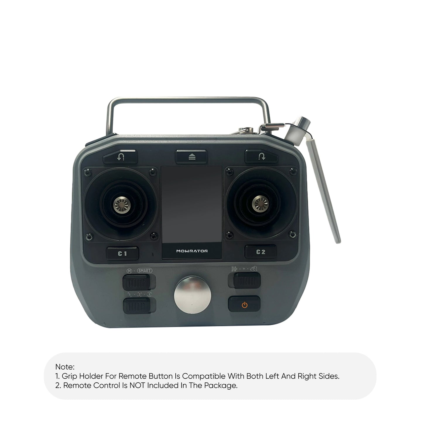 mowrator grip holder for remote button