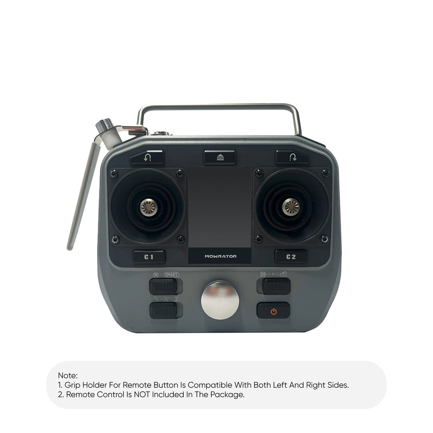 mowrator grip holder for remote button