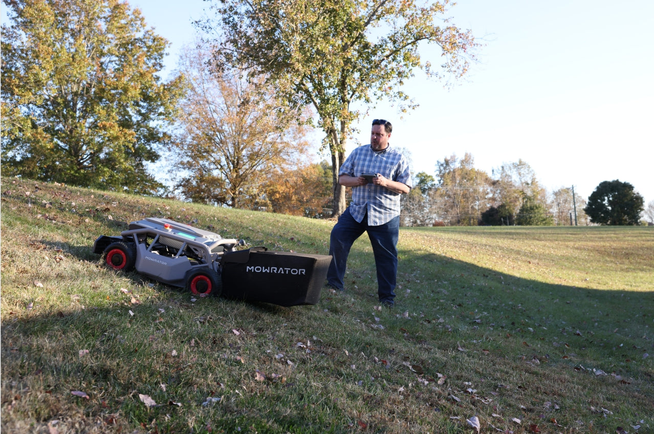Mowrator S1 Remote Control Lawn Mower Pro 4WD