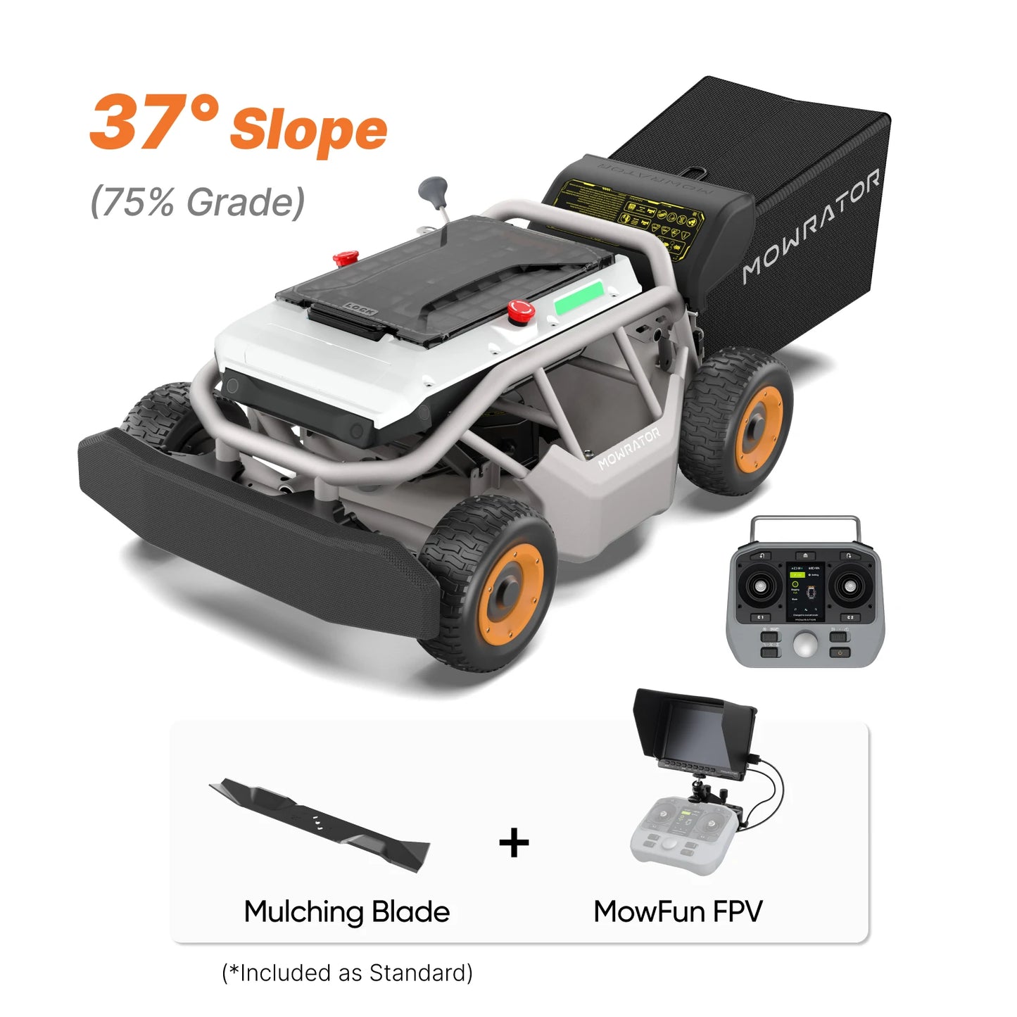 indoor lawn care bundle with s1 4wd 18ah 75% slope mower
