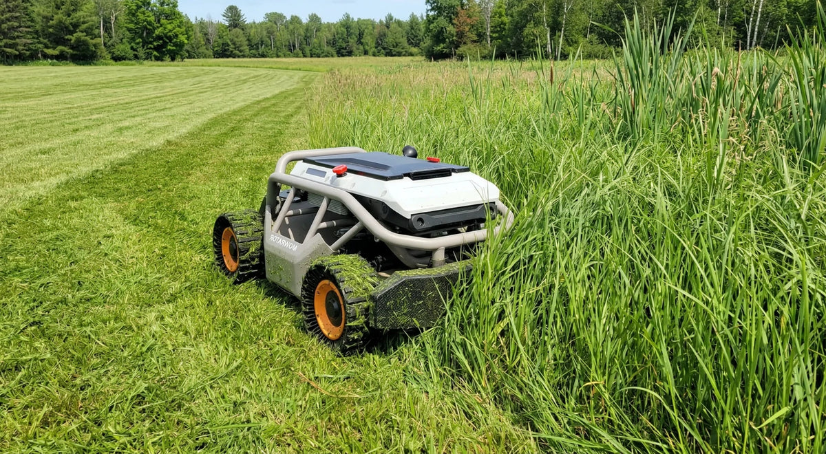 Grass cutting feature