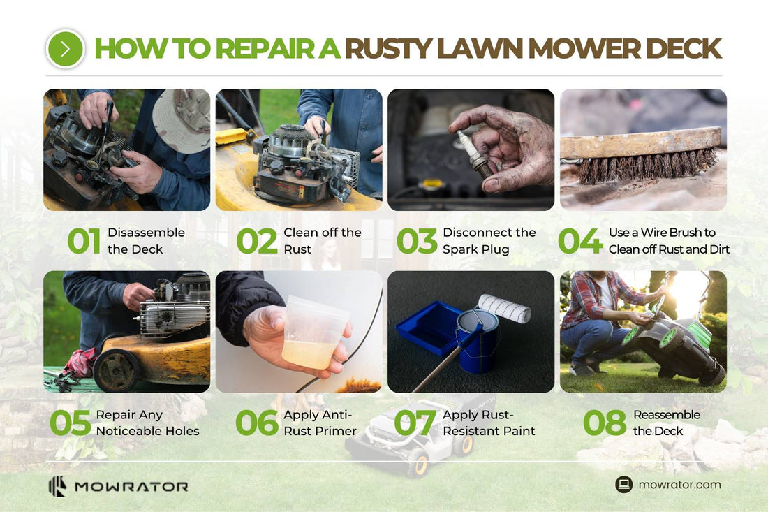 How to Repair Lawn Mower Deck | Repair Rust, Holes & More