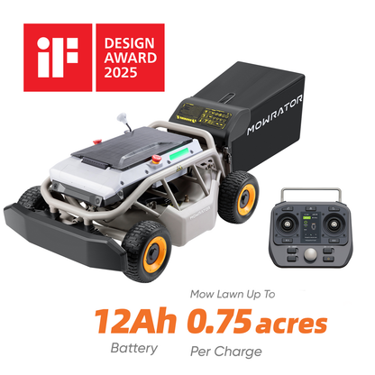 Mowrator S1 Remote Control Lawn Mower 4WD 75% Slope