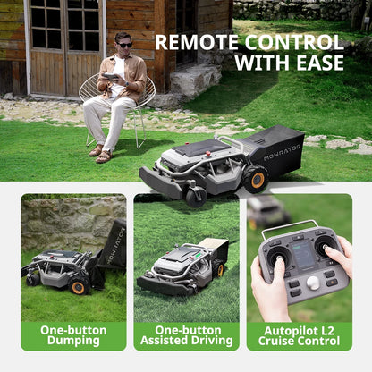 Extended Power Bundle: Mowrator S1 2WD Lawn Mower+Extra 12Ah Battery