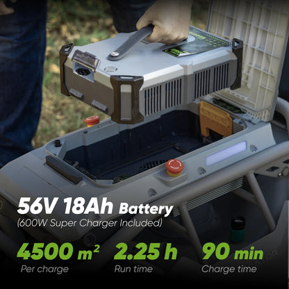 Winter Prep Bundle | S1 4WD 18AH Lawn Mower+Snow Plow Kit