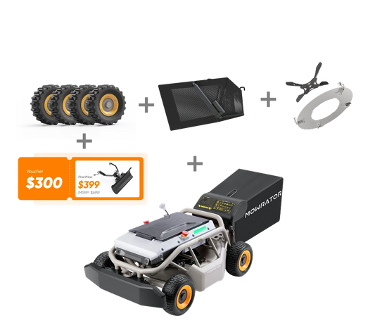All-Season Bundle: 5-in-1 Package with Mowrator S1 4WD Lawn Mower