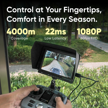IndoorMow Bundle: Mowrator S1 4WD Lawn Mower+MOWFUN FPV