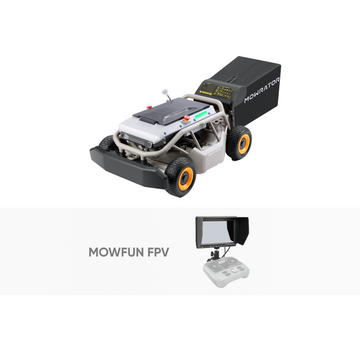 Mowrator S1 4WD lawn mower bundle with MOWFUN FPV monitor and controller