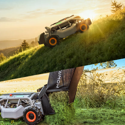 Easy Mow Bundle: S1 4WD 18AH Lawn Mower+Auto Dumping Bag