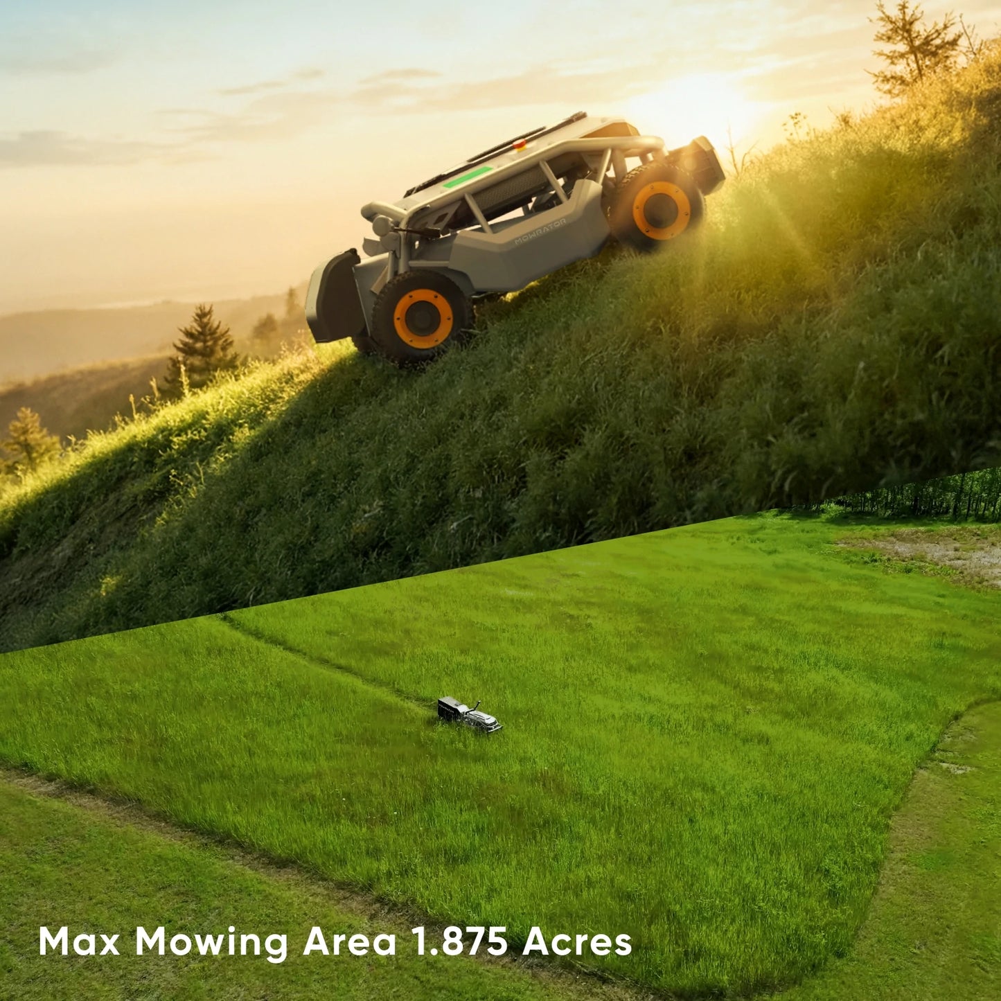 extended power bundle: mowrator s1 4wd 18ah lawn mower+extra 12ah battery