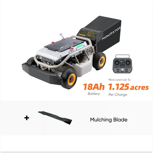 Mowrator S1 4WD Beast LeafVac Bundle: S1 4WD RC Lawn Mower+Mulching Blade