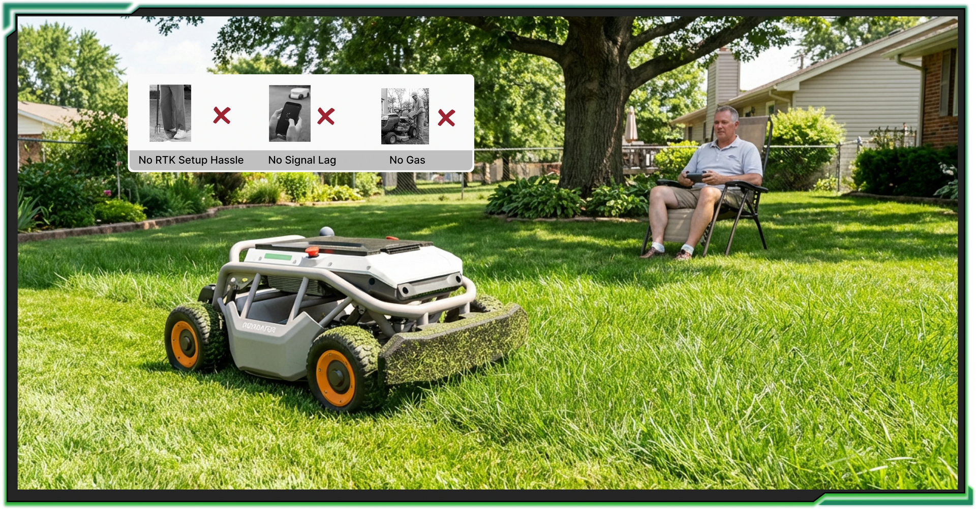 Remote Mowing Gameplay