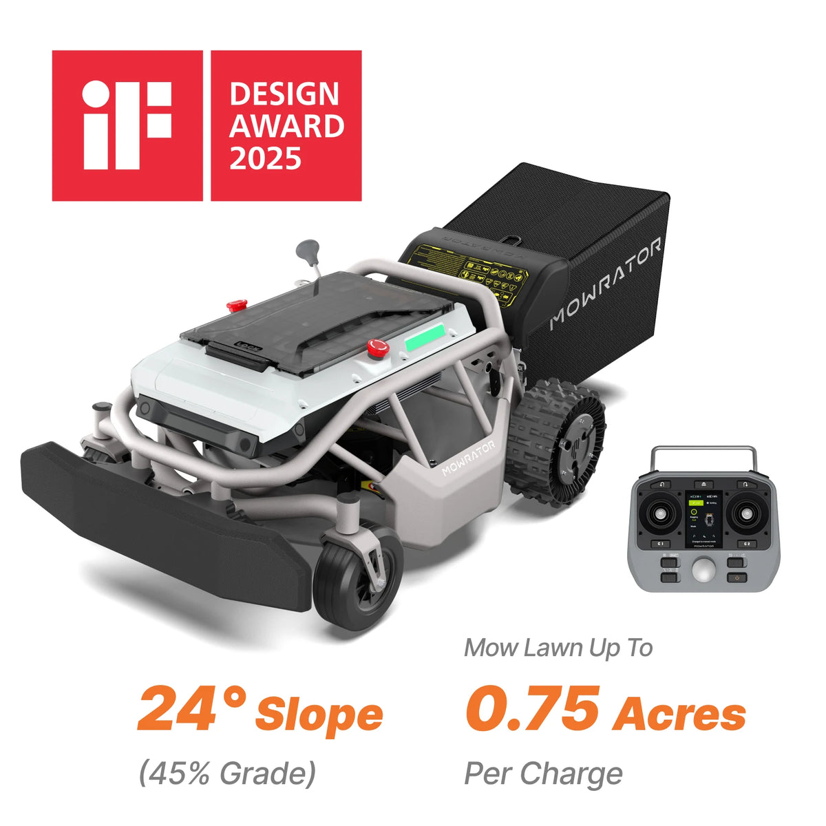S1 21" Leaf & Lawn 2WD 45% Slope Remote Control Mower