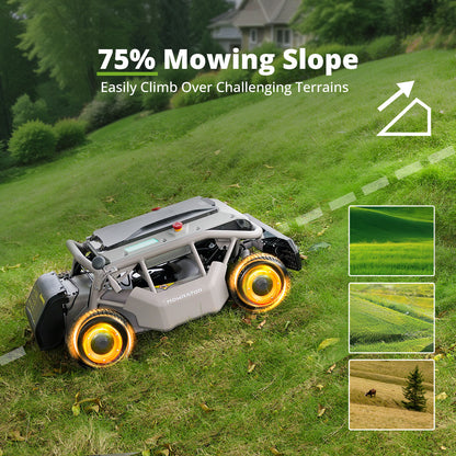 Mowrator S1 Remote Control Lawn Mower 4WD