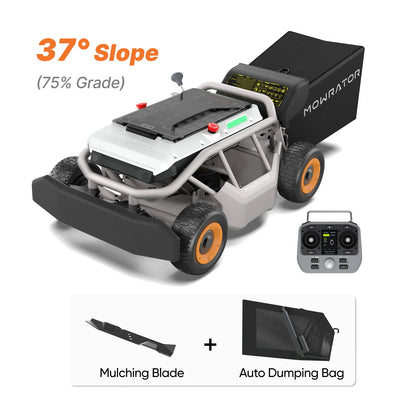 Mowrator S1 Auto-Dumping Lawn Care Bundle