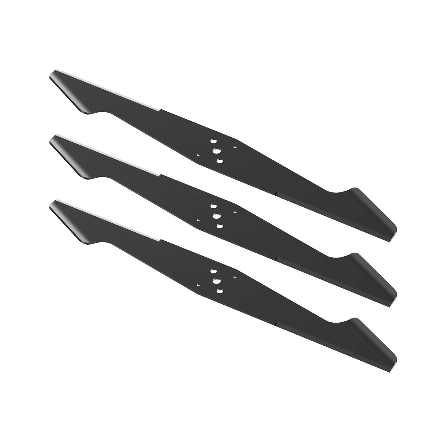 three mowrator 21-inch self-sharpening mowing blades, 40mnb steel, for lawn mowers.
