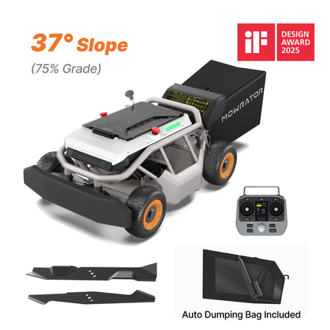 Mowrator S1 Auto-Dumping Lawn Care Bundle