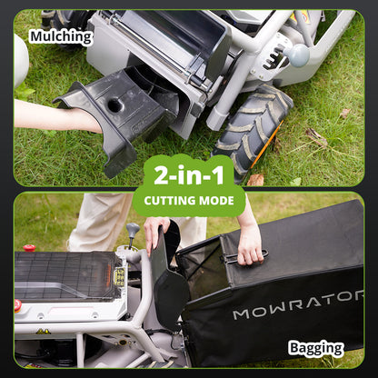 IndoorMow Bundle: Mowrator S1 4WD Lawn Mower+MOWFUN FPV