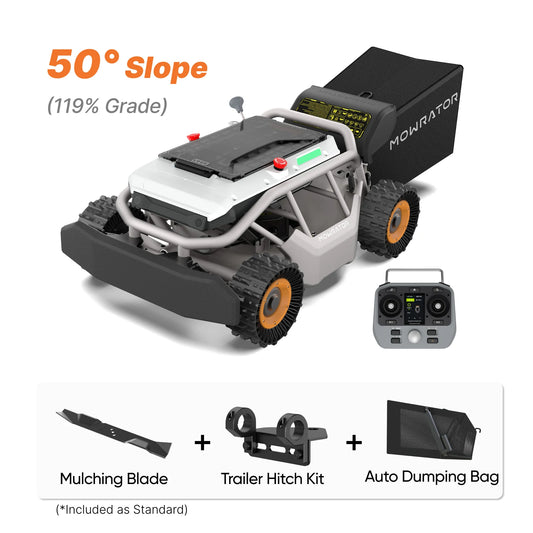 Sunbelt All-Season 50° (119% Grade) Slope Bundle with S1 4WD 18Ah(Grip Tread Tires Edition)