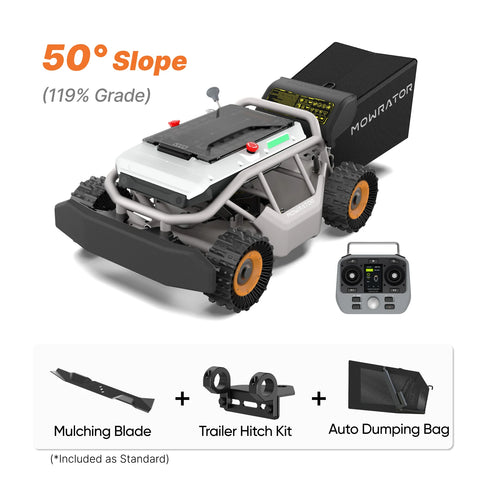 Sunbelt All-Season 50° (119% Grade) Slope Bundle with S1 4WD 18Ah(Grip Tread Tires Edition)