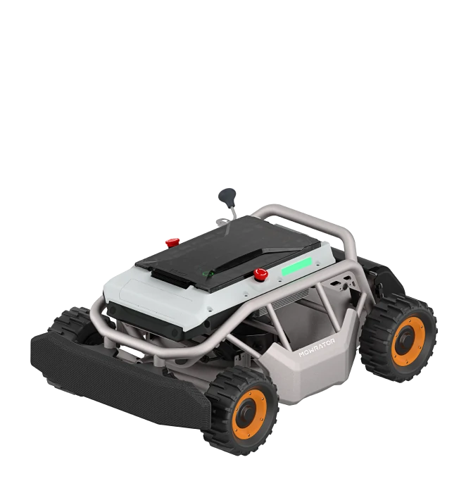 Mowrator S1 21" Leaf & Lawn 4WD 85% Slope (40°) Remote Control Mower Wide Wheel Edition