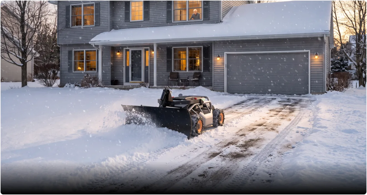 Walkway & Compacted Snow