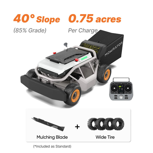 Mowrator S1 4WD 12Ah 40° Slope Bundle (85% Grade)