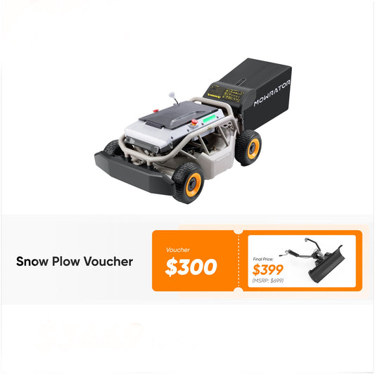 Winter Prep Bundle | S1 4WD Lawn Mower+Voucher for Snow Plow Kits