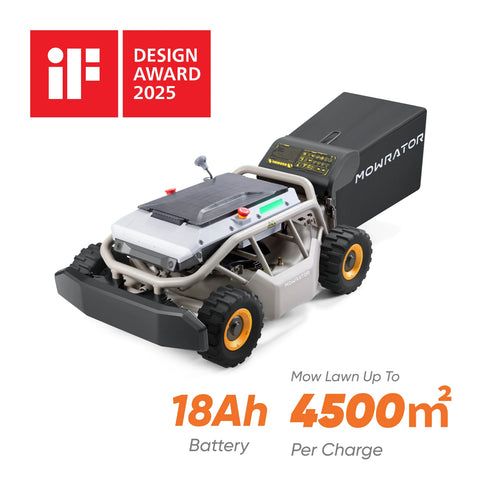 Mowrator S1 Remote Control Lawn Mower 4WD 85% Slope(Wide Wheels Edition)