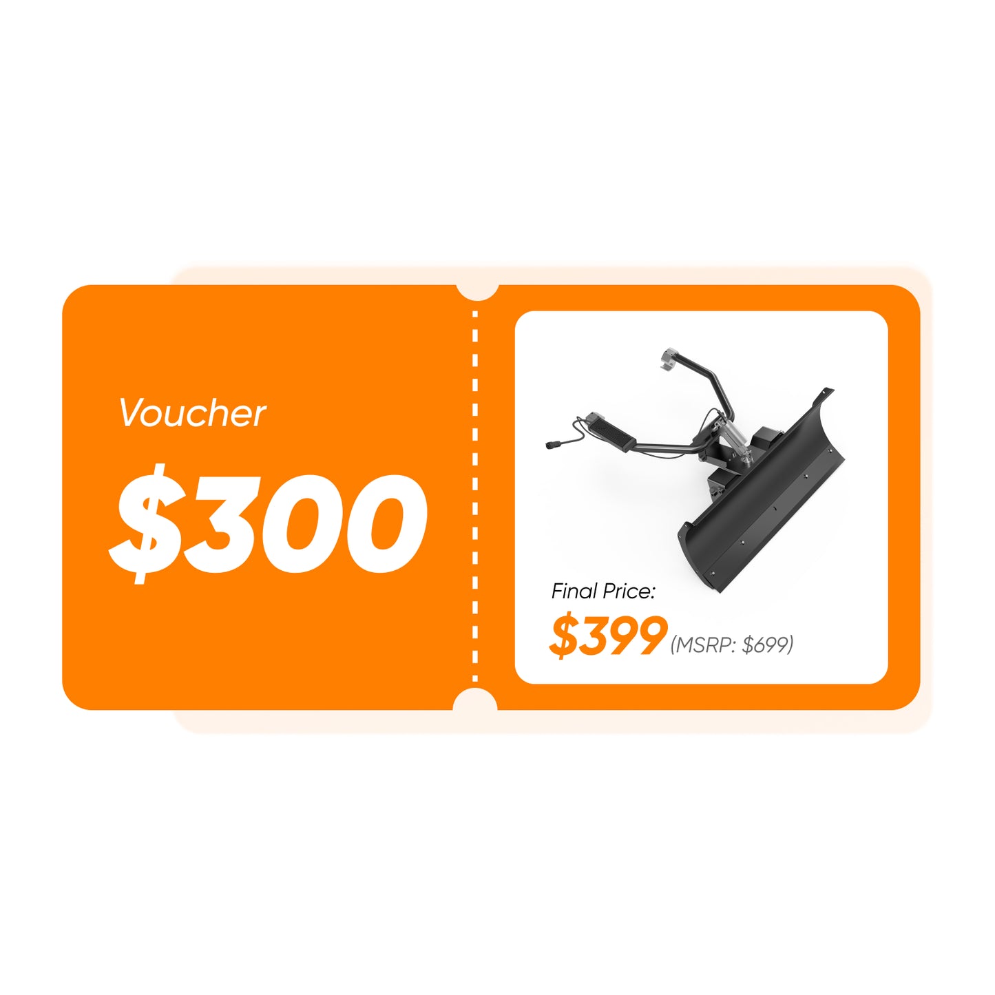 early bird voucher | mowrator snow plow kits