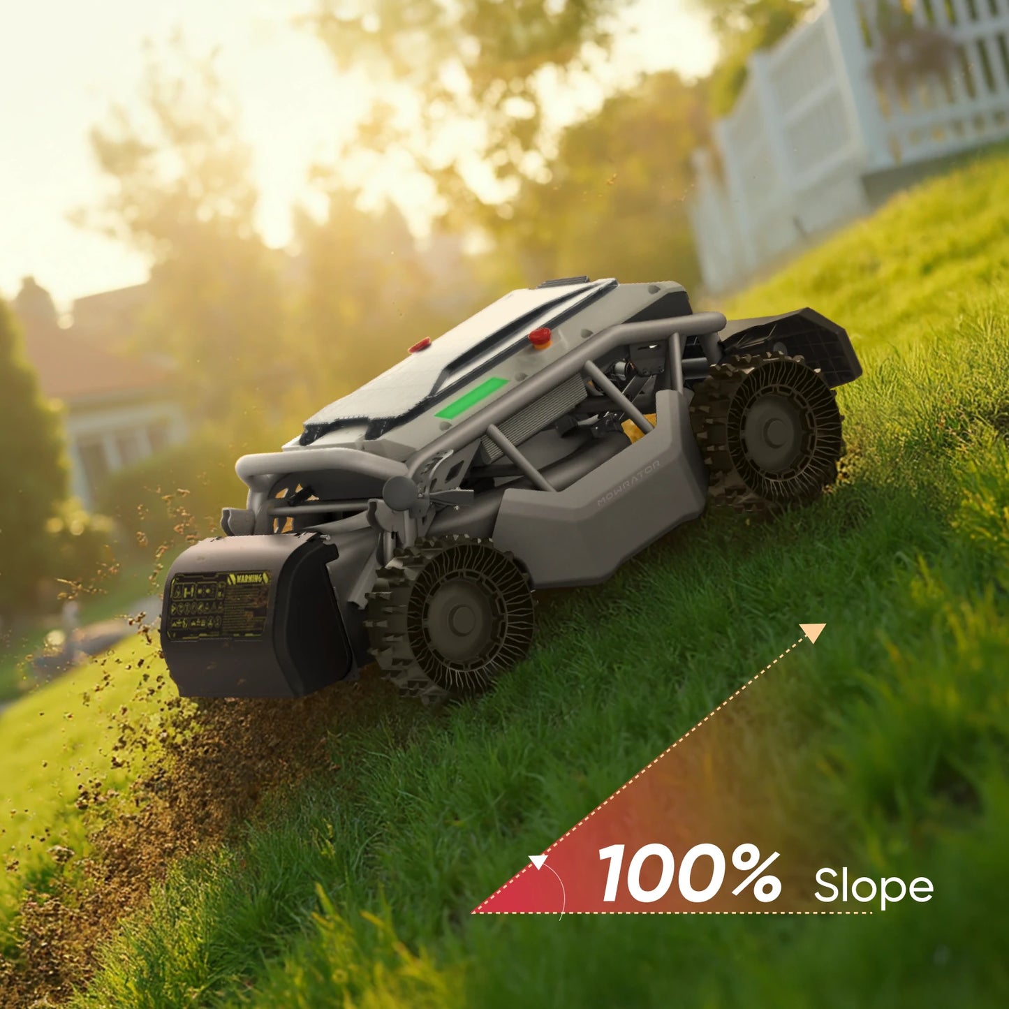 extreme climber bundle(100%): mowrator s1 4wd 18ah lawn mower+2 pairs of deformable tires