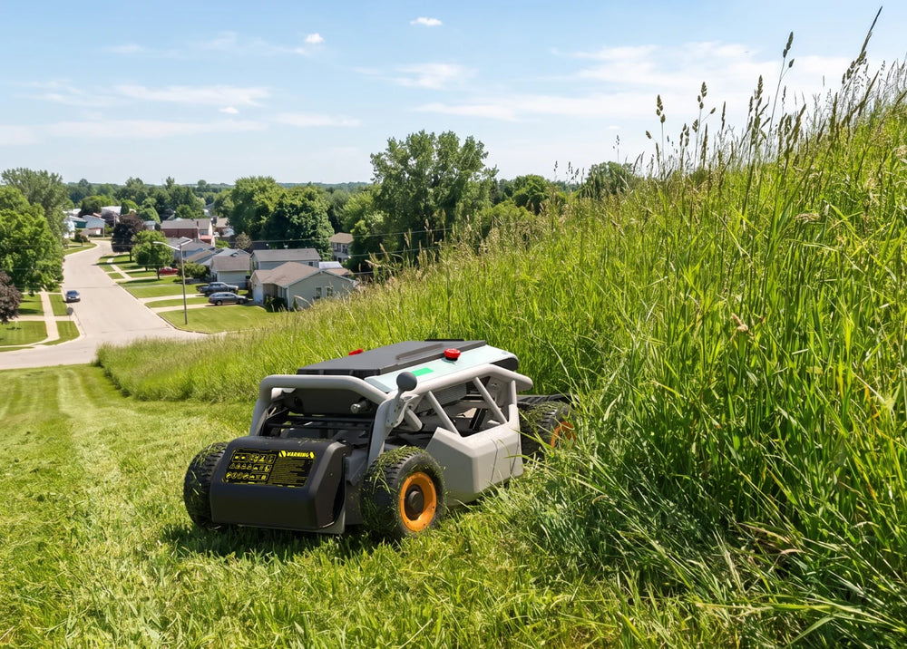 Grass cutting feature