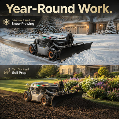 Pre-Order: Mowrator Snow Plow Kit – Fits Only S1 4WD