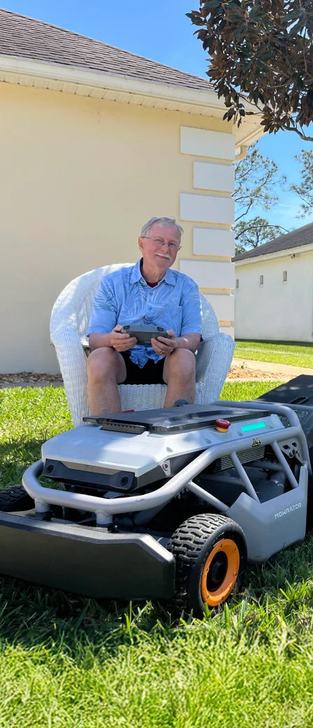 Owner using remote control