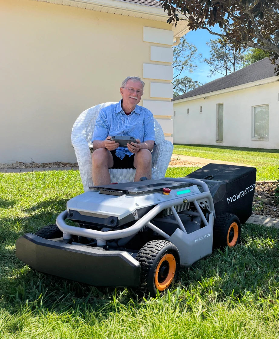 Owner using remote control