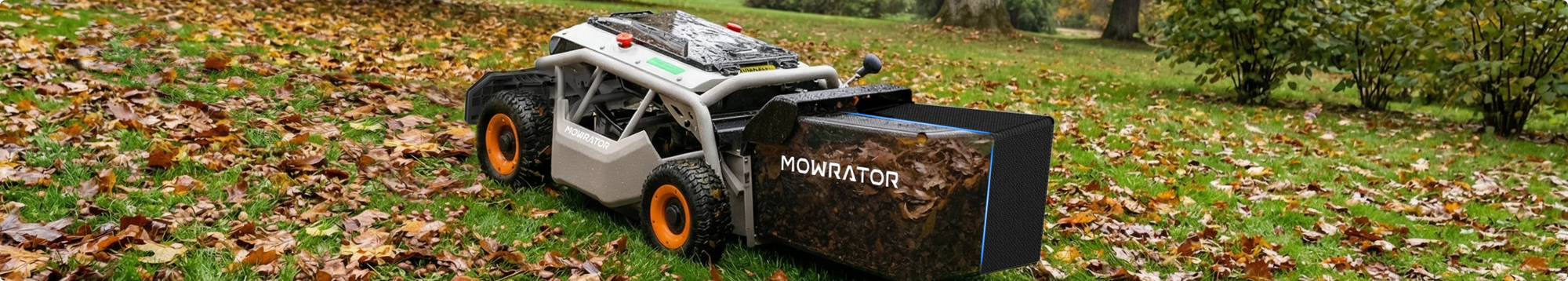 Mow. Vacuum. Collect. All on a Slope.