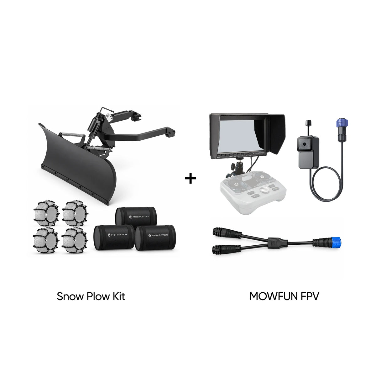 snow plow & fpv bundle
